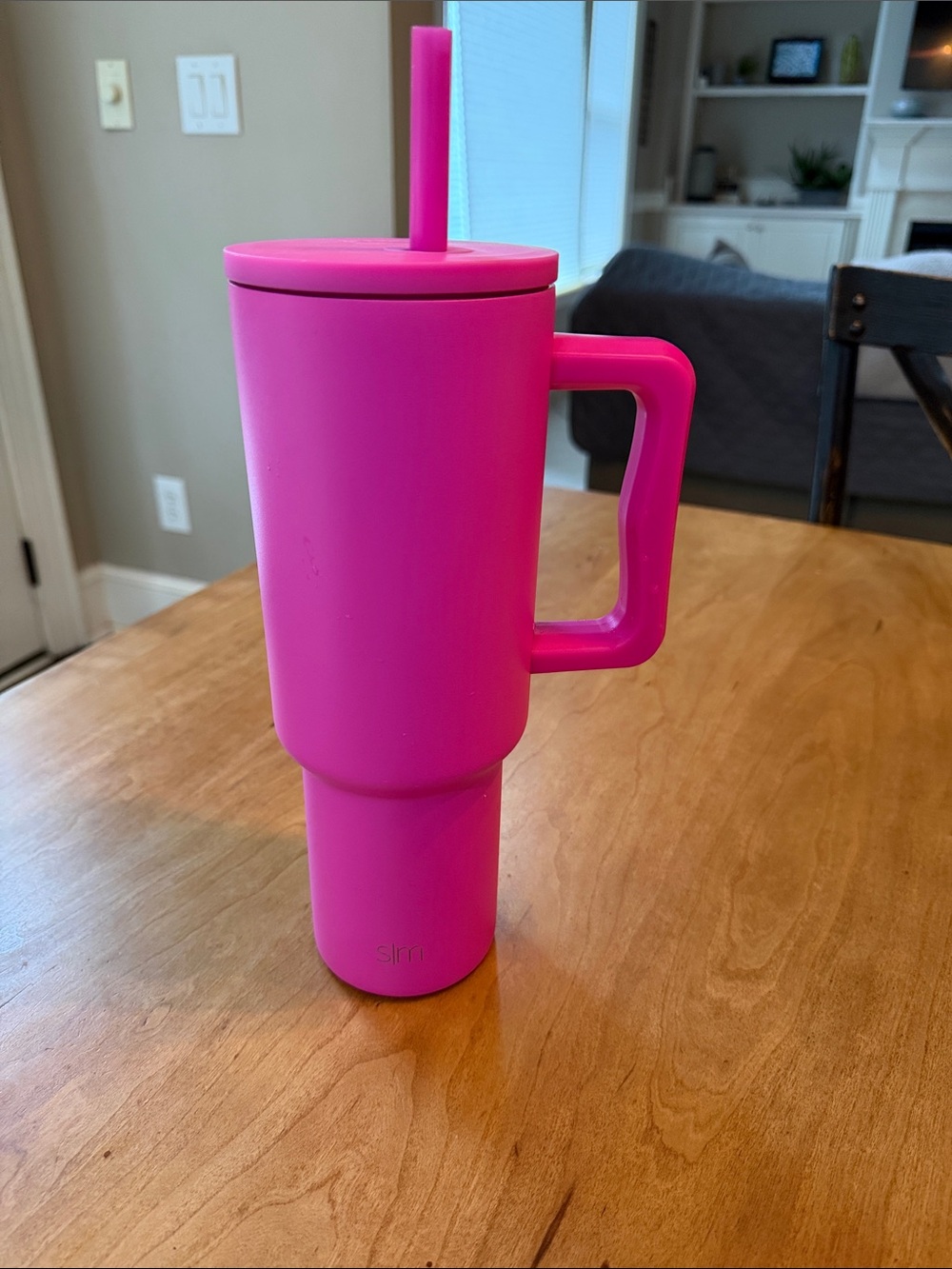 Simple Modern 40 oz Trek Tumbler Raspberry Vibes with Handle and Straw